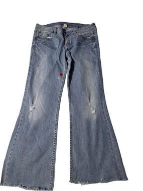 Women's Silver Jeans Flare Leg Jeans Size 34 Blue